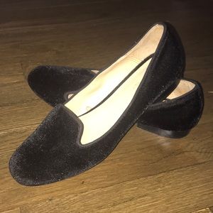 Zara velvet flats
